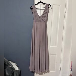 Lulus Dusty Purple Maxi Dress